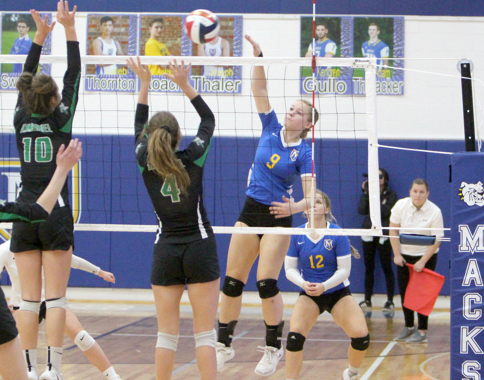 Eau Claire Immanuel Lutheran at McDonell volleyball 10-26-19